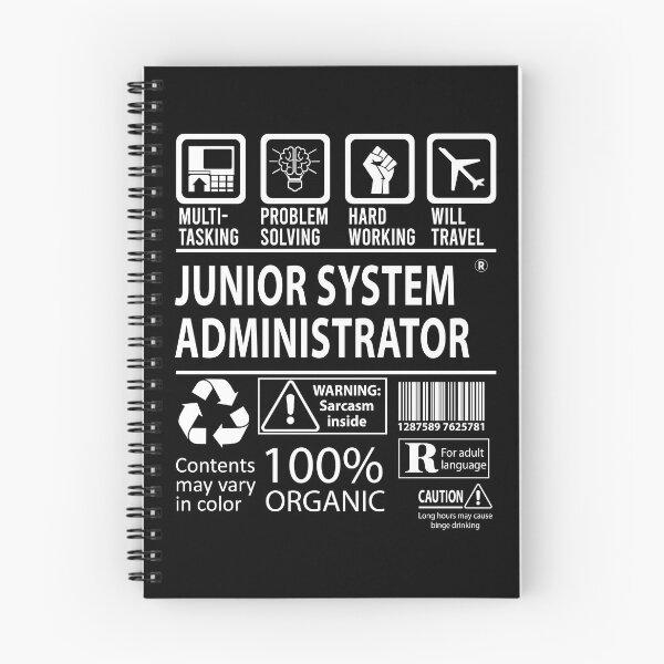 Item preview, Junior System Administrator T Shirt - MultiTasking Certified Job Gift Item Tee designed and sold by sabinacsnm.