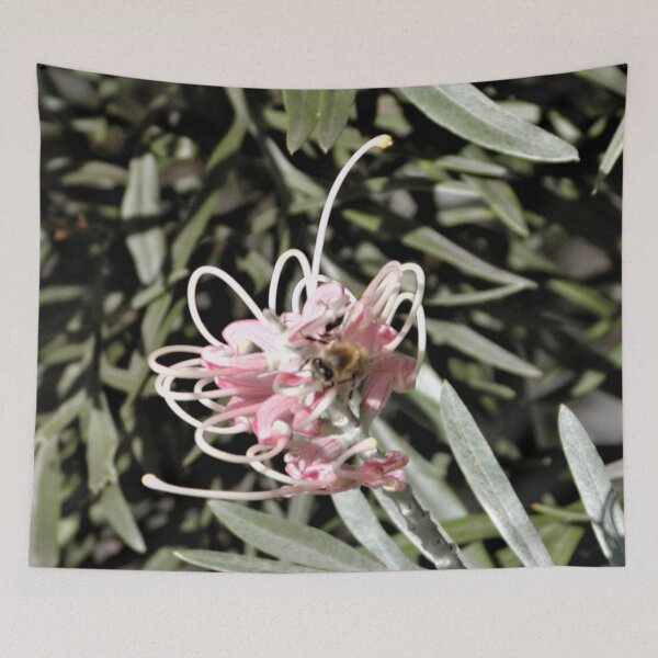 Item preview, Australian Spider flower (Grevilleas) and Bee designed and sold by MottoDigging.
