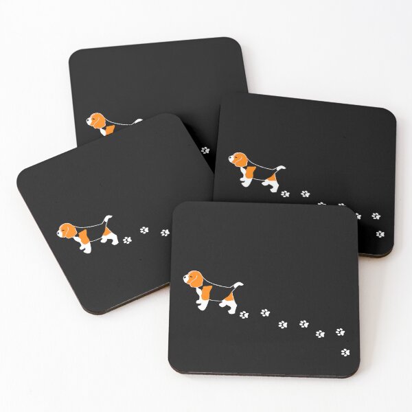 Item preview, Beagle Puppy and Cute Pawprints designed and sold by CreateShape.