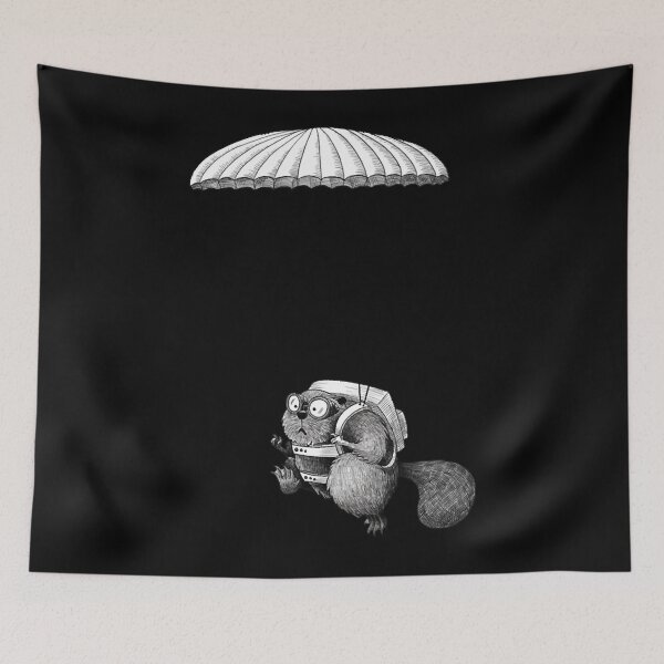 Item preview, Parachuting Beaver 1 Essential designed and sold by magdalengaylene.