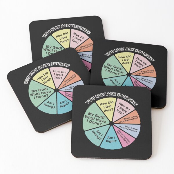Item preview, You May Ask Yourself - 80's Music Retro Lyrics Pie Chart designed and sold by el-em-cee.