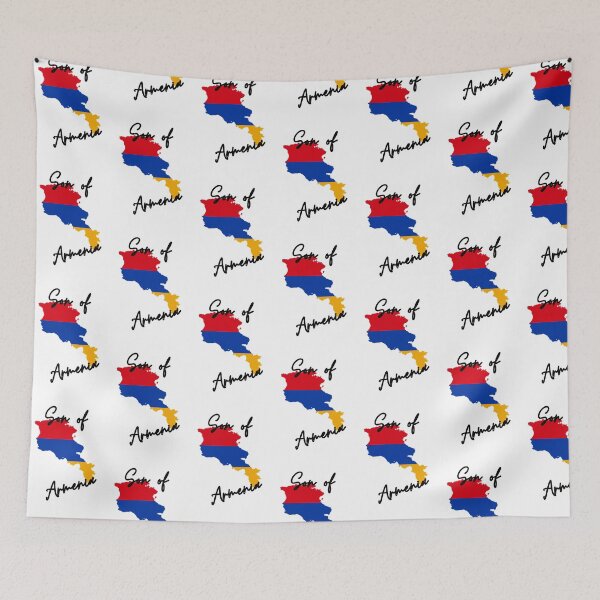 Item preview, Son of Armenia Map Flag designed and sold by NovawayDirect.