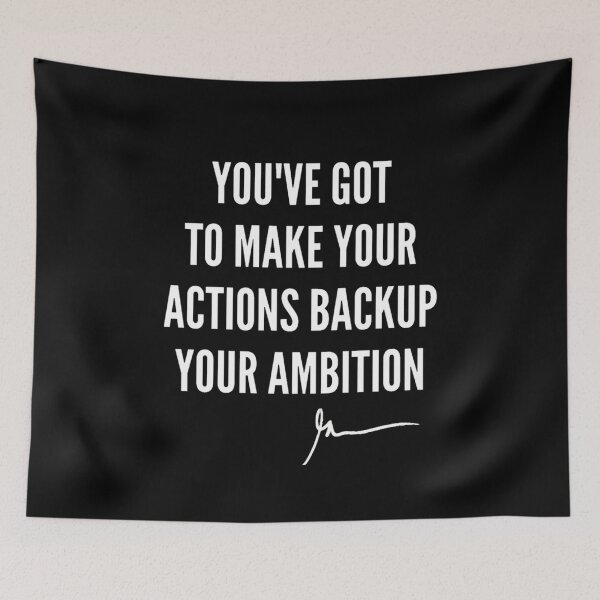Item preview, make you actions backup your ambition designed and sold by RedRogner.