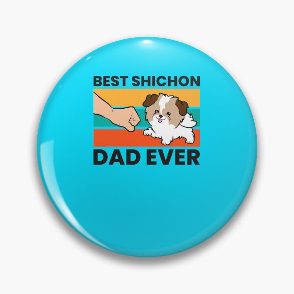 Item preview, Shichon Dog Owner Best Shichon Dad Ever T-Shirt designed and sold by COLINHIL.