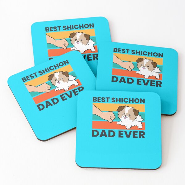 Item preview, Shichon Dog Owner Best Shichon Dad Ever T-Shirt designed and sold by COLINHIL.