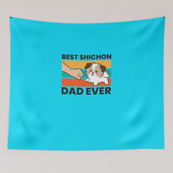 Item preview, Shichon Dog Owner Best Shichon Dad Ever T-Shirt designed and sold by COLINHIL.