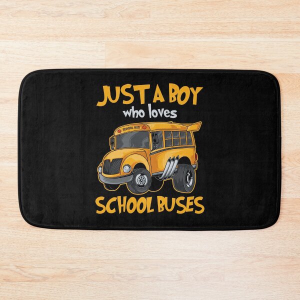 Item preview, Just A Boy Who Loves School Buses Cute Kids Bus Lovers  designed and sold by AdalineFranecki.
