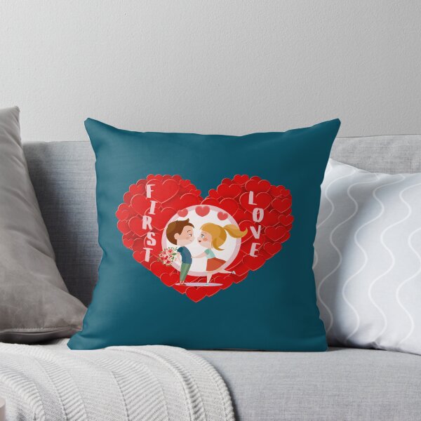 Item preview, First Love (on Turquoise) designed and sold by PawsitiveMum.