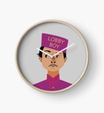 The grand budapest hotel Lobby Boy Clock