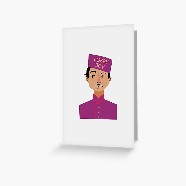 Item preview, The grand budapest hotel Lobby Boy designed and sold by likescurving.