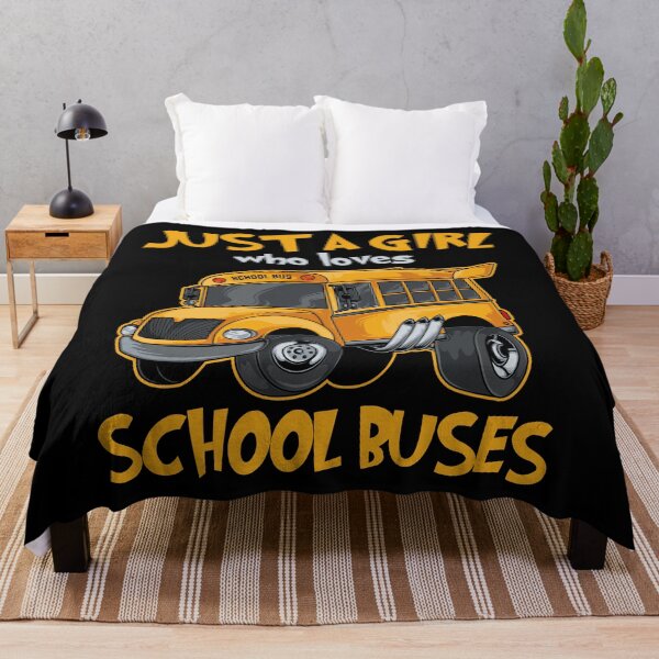 Item preview, Just A Girl Who Loves School Buses Cute Kids Bus Lovers  designed and sold by AdalineFranecki.