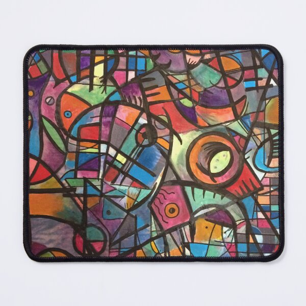 Item preview, Acceleration - fast and funky -moving patterns abstract designed and sold by Caroline  Peacock.