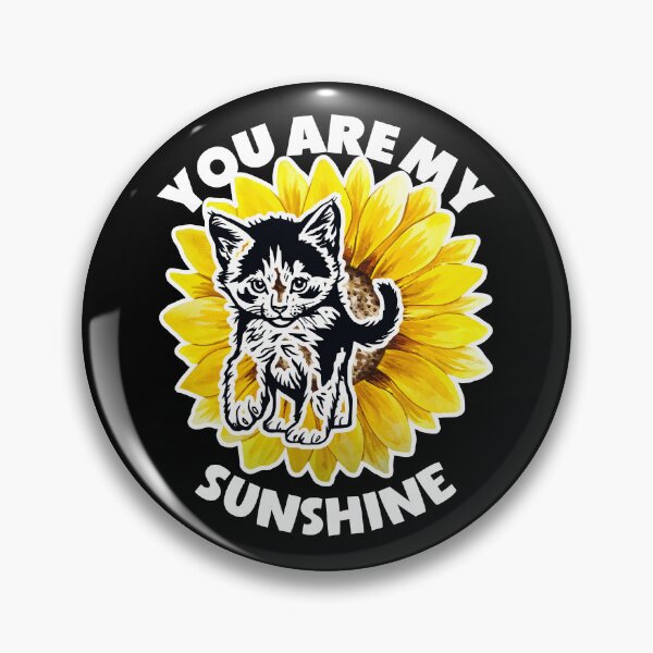 Item preview, You Are My Sunshine Cat Sunflower designed and sold by Wheeler-Styl3.