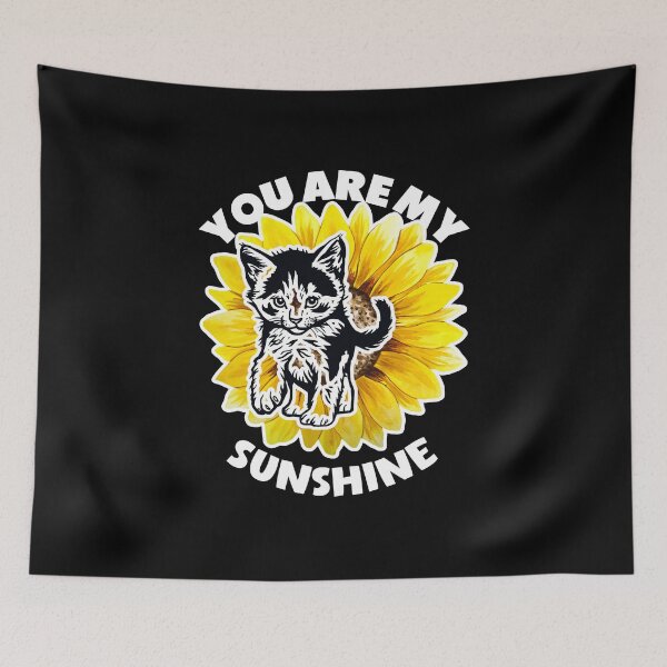 Item preview, You Are My Sunshine Cat Sunflower designed and sold by Wheeler-Styl3.
