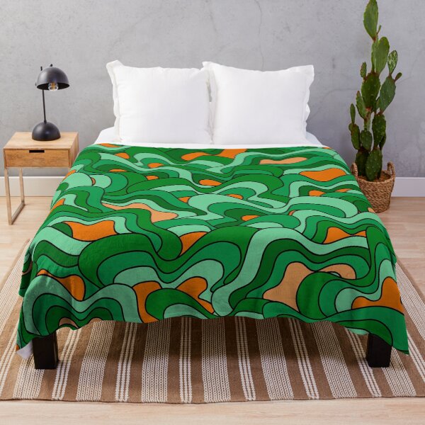 Item preview, Abstract pattern - orange and green. designed and sold by K.S ART.