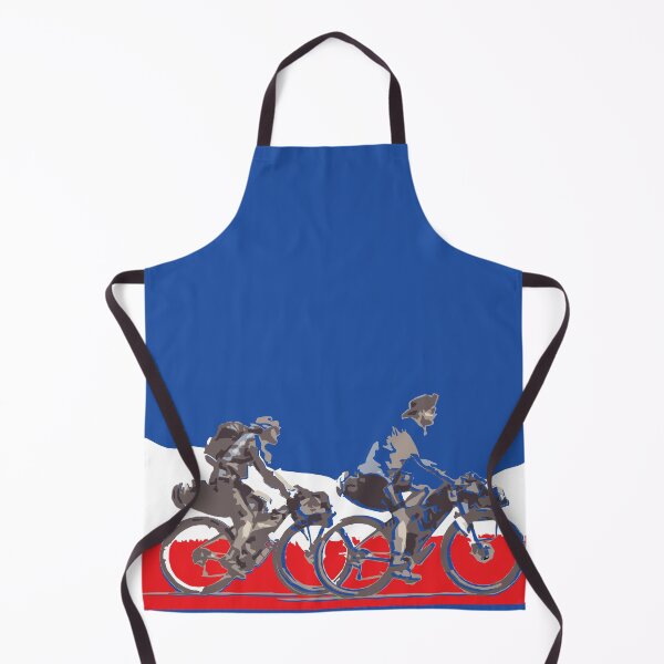 Item preview, France French flag Bikepacking gravel bike solo travel travelling by bike bikepacker designed and sold by angelpardo.