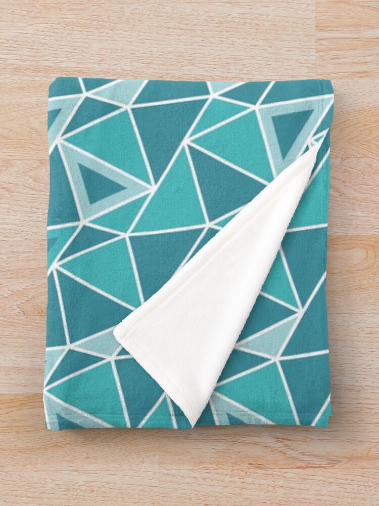 Thumbnail 3 of 6, Throw Blanket, Geometric Shape Pattern designed and sold by samirski.