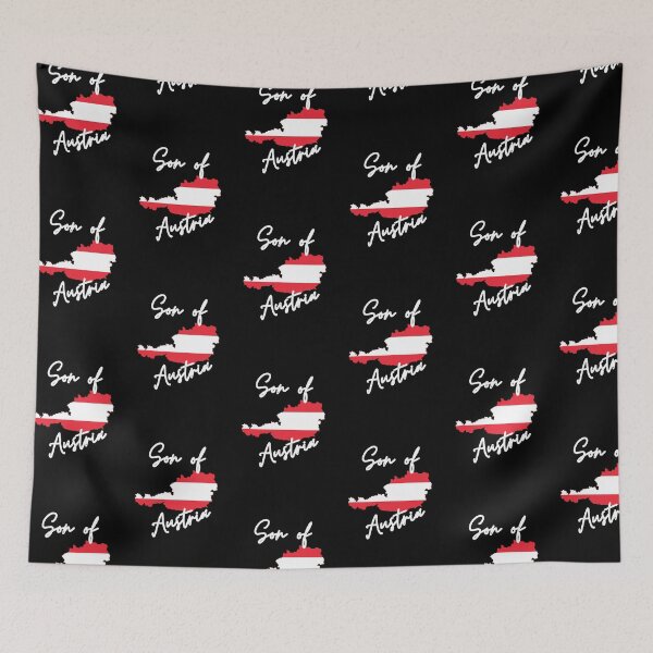 Item preview, Son of Austria Map Flag designed and sold by NovawayDirect.