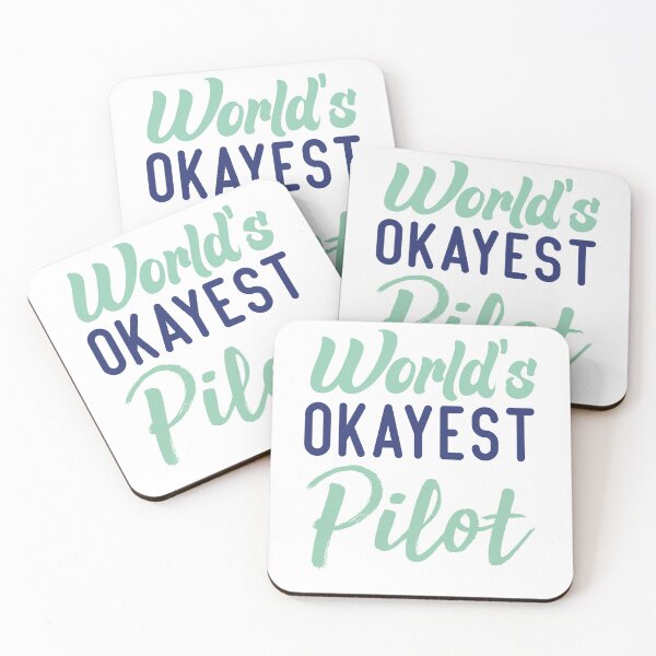 Item preview, World's Okayest Pilot Father Pilot designed and sold by medbdj.