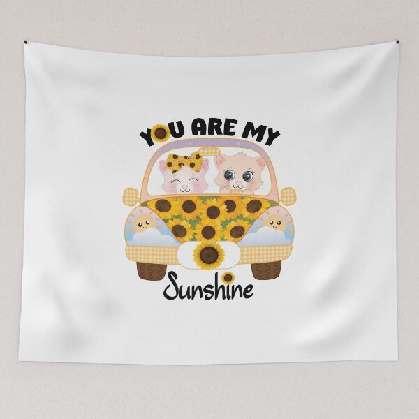 Item preview, You Are My Sunshine Cat Sunflower designed and sold by Wheeler-Styl3.