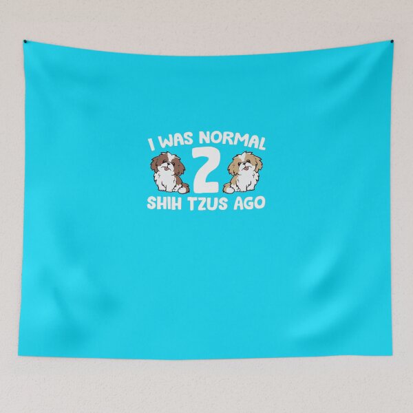 Item preview, Shih Tzu Owner I Was Normal 2 Shih Tzus Ago T-Shirt designed and sold by COLINHIL.
