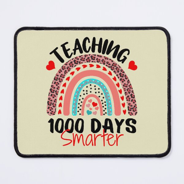 Item preview, Teaching 1000 days Smarter Happy 1000th Day Of School Rainbow Teacher designed and sold by SweetbeStore.