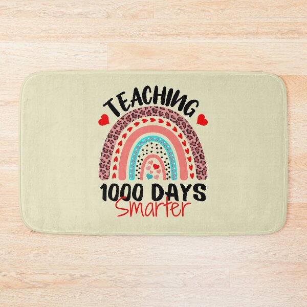 Item preview, Teaching 1000 days Smarter Happy 1000th Day Of School Rainbow Teacher designed and sold by SweetbeStore.