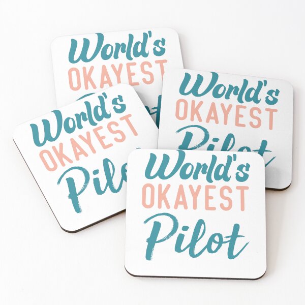 Item preview, World's Okayest Pilot Father Pilot designed and sold by medbdj.