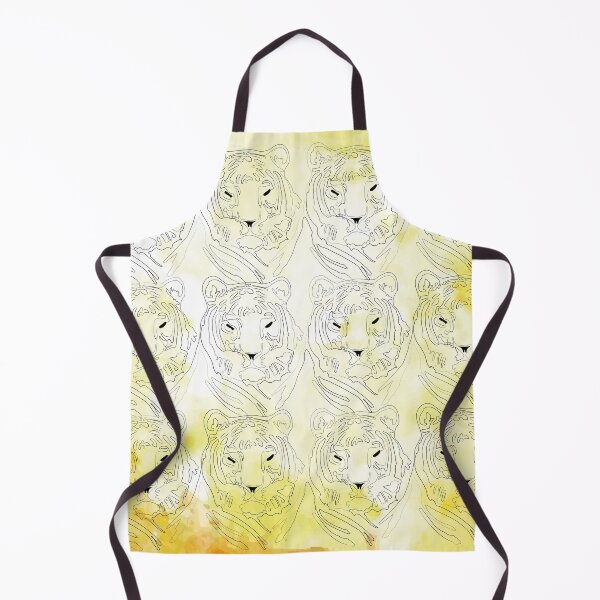 Item preview, Tiger Yellow watercolor pattern designed and sold by LIRAZ ZIV.