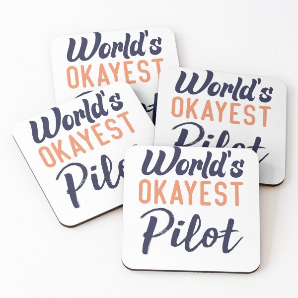 Item preview,  World's Okayest Pilot Father Pilot designed and sold by medbdj.