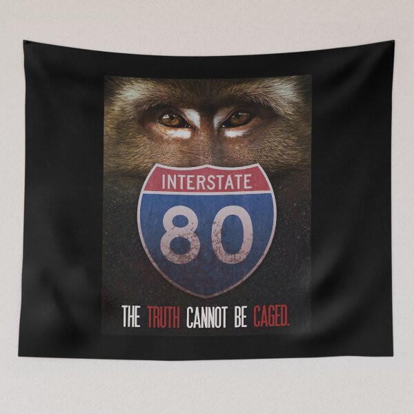 Item preview, Biohazard Monkey - The Truth Cannot Be Caged Premium designed and sold by ColleenNowak.