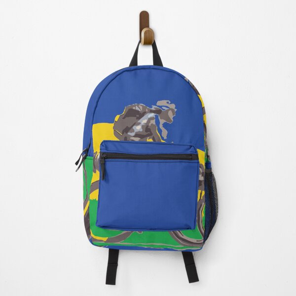Item preview, Brazil Brasil  flag Bikepacking gravel bike solo travel travelling by bike bikepacker  designed and sold by angelpardo.