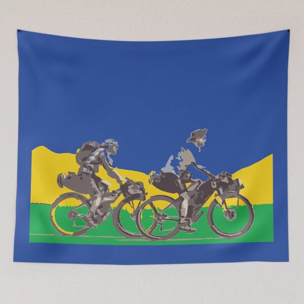 Item preview, Brazil Brasil  flag Bikepacking gravel bike solo travel travelling by bike bikepacker  designed and sold by angelpardo.