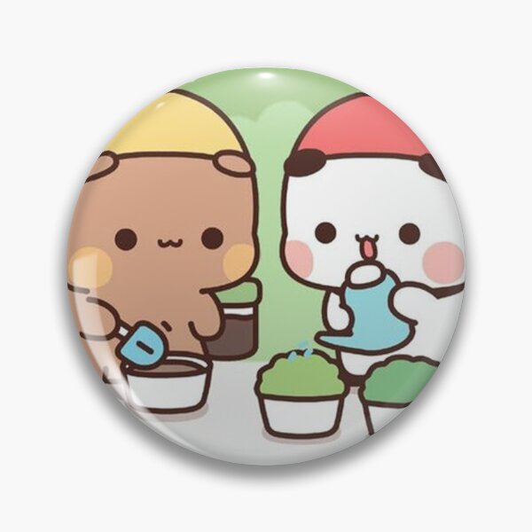 Item preview, Bubu and Dudu are taking care of trees, Cute Couple Bear and Panda designed and sold by Collins Gonzales.