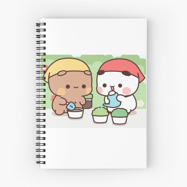 Item preview, Bubu and Dudu are taking care of trees, Cute Couple Bear and Panda designed and sold by Collins Gonzales.