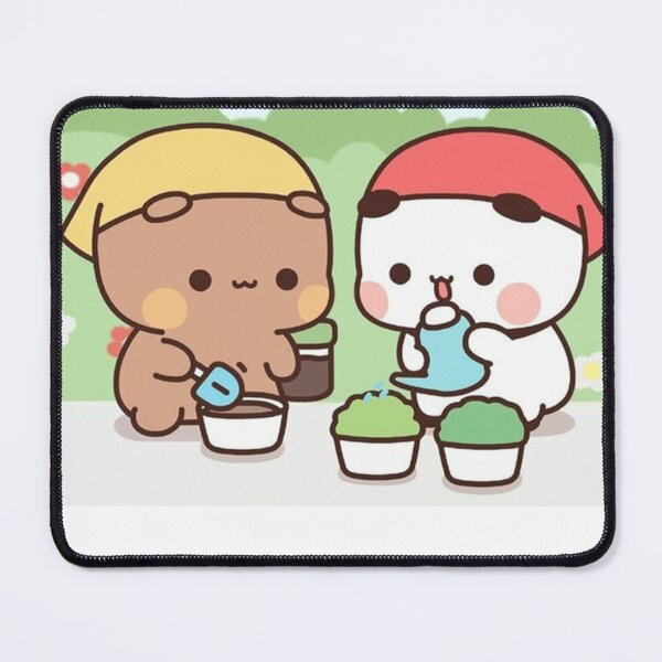 Item preview, Bubu and Dudu are taking care of trees, Cute Couple Bear and Panda designed and sold by Collins Gonzales.