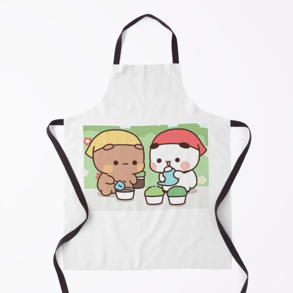 Item preview, Bubu and Dudu are taking care of trees, Cute Couple Bear and Panda designed and sold by Collins Gonzales.