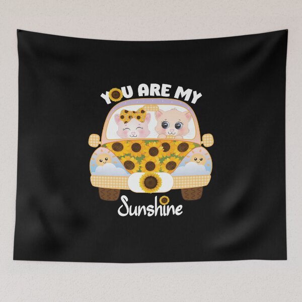 Item preview,  You Are My Sunshine Cat Sunflower designed and sold by Wheeler-Styl3.