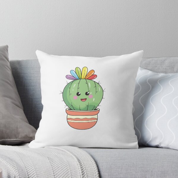 Item preview, Caktus - Happy Rainbow Green Caktus designed and sold by Abhishek Goldar.