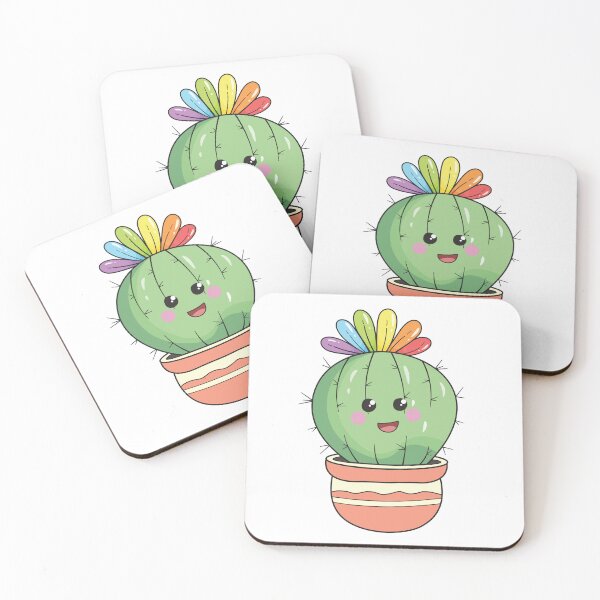 Item preview, Caktus - Happy Rainbow Green Caktus designed and sold by Abhishek Goldar.