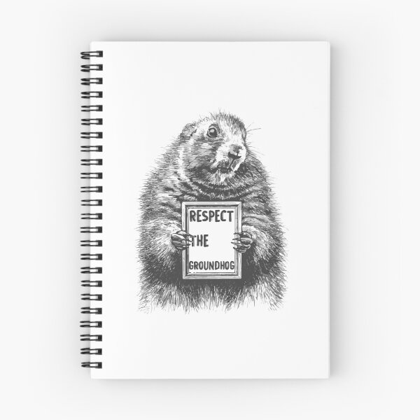 Item preview, Respect the Groundhog - Funny Woodchuck Gift for Marmot Lovers designed and sold by OUSSAMAVIP.
