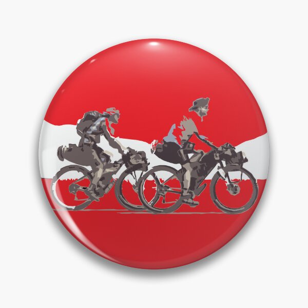 Item preview, Canada Canadian flag Bikepacking gravel bike solo travel travelling by bike bikepacker  designed and sold by angelpardo.