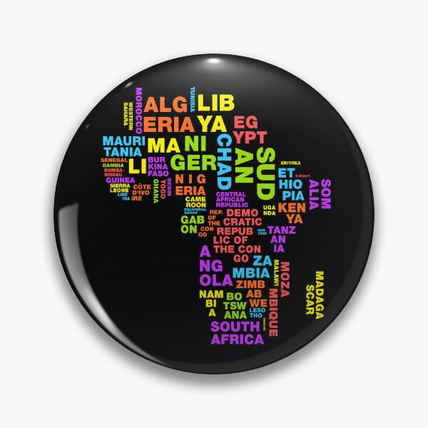 Item preview, Cool Travel Geographic Map Africa World Tourism designed and sold by Jeezzas.