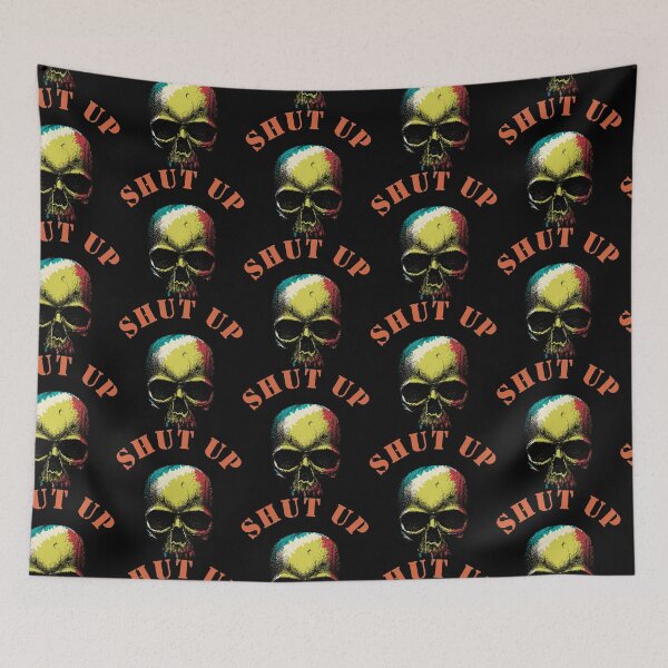 Item preview, Shut up skull designed and sold by Radixbarny.