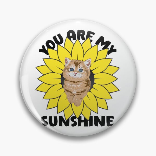 Item preview,  You Are My Sunshine Cat Sunflower designed and sold by Wheeler-Styl3.