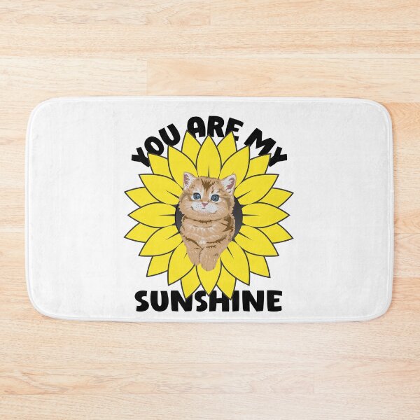 Item preview,  You Are My Sunshine Cat Sunflower designed and sold by Wheeler-Styl3.