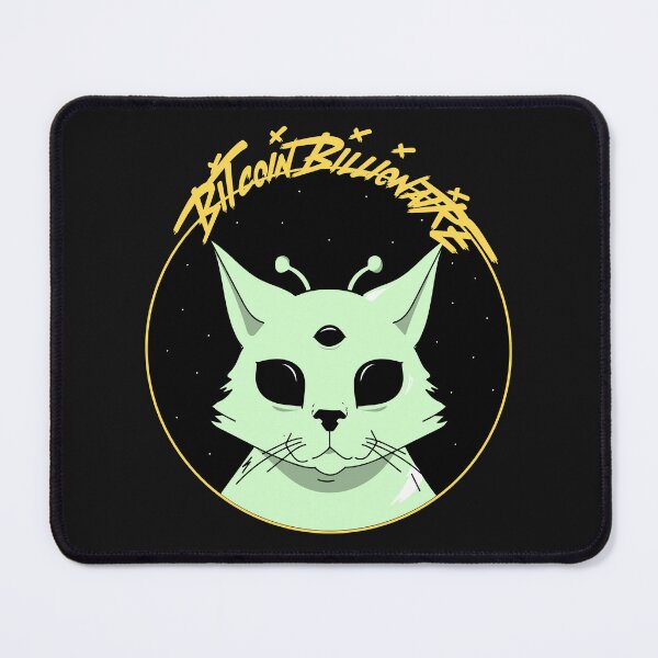 Item preview,   Crypto Miner Outer space Alien Cat - Crypto Billionaire designed and sold by BearMrktGenius.