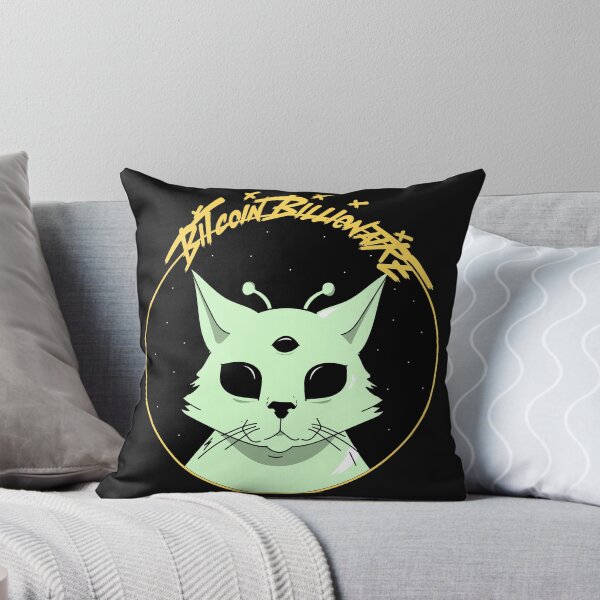 Item preview,   Crypto Miner Outer space Alien Cat - Crypto Billionaire designed and sold by BearMrktGenius.