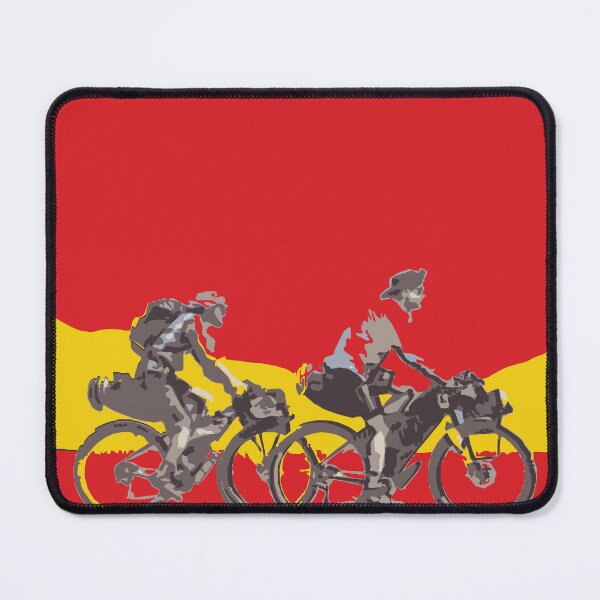 Item preview, Spain Spanish flag Bikepacking gravel bike solo travel travelling by bike bikepacker designed and sold by angelpardo.