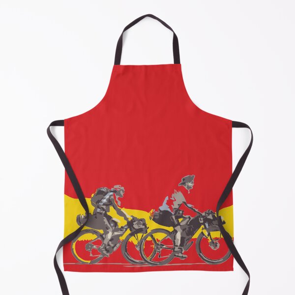 Item preview, Spain Spanish flag Bikepacking gravel bike solo travel travelling by bike bikepacker designed and sold by angelpardo.